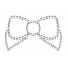 Bijoux Jewelry Bijoux Indiscrets Mimi Bow Sidabrinis - Decorative Body Accessories Set