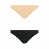 Bye Bra Underwear Bye Bra - Invisible Brazilian Nude + Juodas L