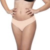 Bye Bra Invisible Thong Set Nude &amp; Juodas M - Seamless Comfort Duo