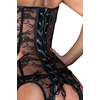 Orion 2611236 Corsage Lace Erotinių apatinių komplektas, juodas L dydis