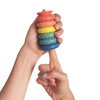 CLASSIC Ohnut – klasikiniai minkšti buferiniai žiedai (4 komplektas) Pride Rainbow
