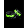 Ouch By Shots Ouch! Glow in the Dark Ankle Cuffs - Fluorescent Žalias Adjustable Design