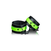 Ouch By Shots Ouch! Glow in the Dark Ankle Cuffs - Fluorescent Žalias Adjustable Design