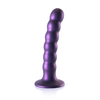 Ouch By Shots Ouch! Beaded Silicone G-Spot Model 13cm Metallic Suction Base