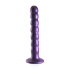 Ouch By Shots Ouch! Beaded Silicone Intimate Wand 16.5cm Metallic with Suction Cup