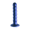 Ouch By Shots Ouch! Beaded Silicone Model 13 cm - Metallic Finish, Suction Base