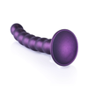 Ouch By Shots Ouch! Beaded Silicone Intimate Wand 16.5cm Metallic with Suction Cup