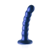 Ouch By Shots Ouch! Beaded Silicone Model 13 cm - Metallic Finish, Suction Base