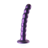 Ouch By Shots Ouch! Beaded Silicone Intimate Wand 16.5cm Metallic with Suction Cup