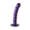Ouch By Shots Ouch! Beaded Silicone G-Spot Model 13cm Metallic Suction Base