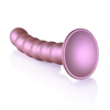 Ouch By Shots Ouch! Beaded Silicone Intimate Device 13 cm Metallic Suction Base