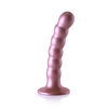 Ouch By Shots Ouch! Beaded Silicone Intimate Device 13 cm Metallic Suction Base
