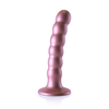 Ouch By Shots Ouch! Beaded Silicone Intimate Device 13 cm Metallic Suction Base