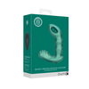 Ouch By Shots OUCH! Beaded Vibrating Prostate Device Metallic Žalias with Remote