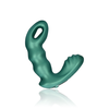 Ouch By Shots OUCH! Beaded Vibrating Prostate Device Metallic Žalias with Remote