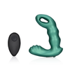 Ouch By Shots OUCH! Beaded Vibrating Prostate Device Metallic Žalias with Remote