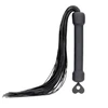 Ouch By Shots EasyToys Silicone Impact Whip Juodas - Flexible Priedas for Beginners