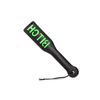 Ouch By Shots OUCH! Glow in the Dark Paddle - Fluorescent Žalias Bondage Priedas