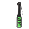 Ouch By Shots OUCH! Glow in the Dark Paddle - Fluorescent Žalias Bondage Priedas