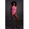 Ouch By Shots Rožinė NEON Body Halter Neck UV-Activated Lingerie Neon Rožinė Size XS-XL