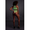 Ouch By Shots Rožinė OUCH! Neon Body with Grecian Neckline UV-Activated Rožinė XS/XL