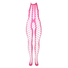 Ouch By Shots NEON Bodystocking by Shots - Halterneck, UV-Activated, Neon Rožinė, XS-XL