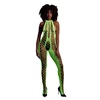 Ouch By Shots Shots Neon Bodystocking Halterneck UV-Activated Neon Rožinė XS/XL