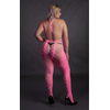 Ouch By Shots NEON Bodystocking by Shots - Halterneck, UV-Activated, Neon Rožinė, XS-XL