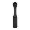 Ouch By Shots OUCH Bonded Leather Paddle - Stitched Impact Tool, Juodas