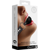 Ouch By Shots EasyToys Diamond Series Adjustable Breathable Ball Gag Juodas Strap