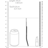 Ouch By Shots Mystim Stainless Steel Urethral Dilator 0.3/8 mm - Precision Model