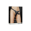Ouch By Shots Ouch! Adjustable Strap-On Harness with Detachable Silicone Shaft - Violetinė