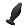 Ouch By Shots Edgy Silicone Plug with Suction Base - Juodas, Medium Size