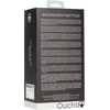 Ouch By Shots Edgy Silicone Plug with Suction Base - Juodas, Medium Size