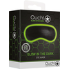 Ouch By Shots Ouch! Glow in the Dark Eye Mask - Luminous Žalias, Adjustable Fit