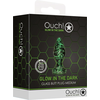 Ouch By Shots Ouch! Glow in the Dark Glass Plug Medium - Fluorescent Žalias Detail
