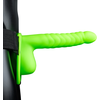 Ouch By Shots OUCH! Glow-in-the-Dark Ribbed Adjustable Hollow Strap-On 21cm