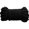 Ouch By Shots OUCH! Cotton-Silk Bondage Rope 10m - Thick, Durable Comfort, Juodas/Raudona