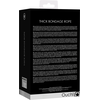 Ouch By Shots OUCH! Cotton-Silk Bondage Rope 10m - Thick, Durable Comfort, Juodas/Raudona