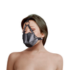 Ouch By Shots Ouch! Adjustable PU Leather Head Harness with Breathable Ball Gag Juodas