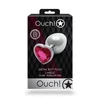 Ouch By Shots Ouch! Heart Gem Intimate Priedas Large - Metal, Jewel Base