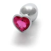 Ouch By Shots Heart Gem Butt Plug - Medium