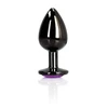 Ouch By Shots Ouch! Aluminum Intimate Plug Medium - Heart-Shaped Jewel Base