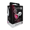 Ouch By Shots Heart Gem Butt Plug - Small