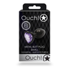 Ouch By Shots Heart Gem Butt Plug - Small