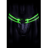 Ouch By Shots Ouch! Glow in the Dark Jockstrap S/M - Adjustable Fluorescent Harness