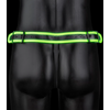 Ouch By Shots Ouch! Jockstrap with Buckle S/M - Glow in the Dark, Adjustable Fit