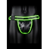 Ouch By Shots OUCH! Jockstrap with Buckle L/XL - Adjustable Glow-in-the-Dark Harness