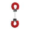 Ouch By Shots Ouch! Beginner Handcuffs Furry - Soft Adjustable Restraint, Juodas