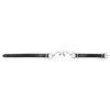 Ouch By Shots Ouch! Adjustable Leather Strap Hook Gag - Universal Fit, Juodas